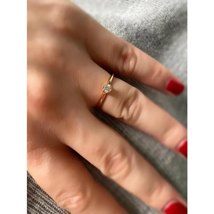 Altıgen Tektaş Yüzük