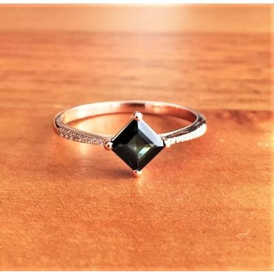 Pırlantalı Turmalin Yüzük