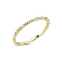 Pırlantalı Yarım Tamtur Yüzük