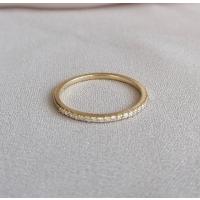 Pırlantalı Yarım Tamtur Yüzük